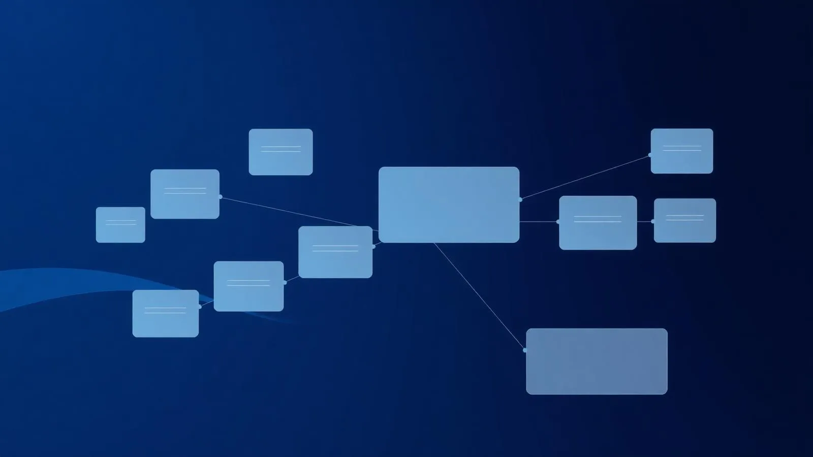 Executive software evaluation visualization illustrating a collections technology selection process with vendor comparisons, platform capabilities, workflow automation, compliance, integrations, AI, implementation planning, and long-term strategic evaluation. The visualization emphasizes informed decision-making, transparency, and technology partnership using Roydan's blue, gray, and white enterprise aesthetic.